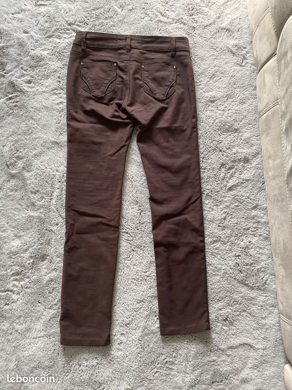 Pantalon femme taille basse (image 2)
