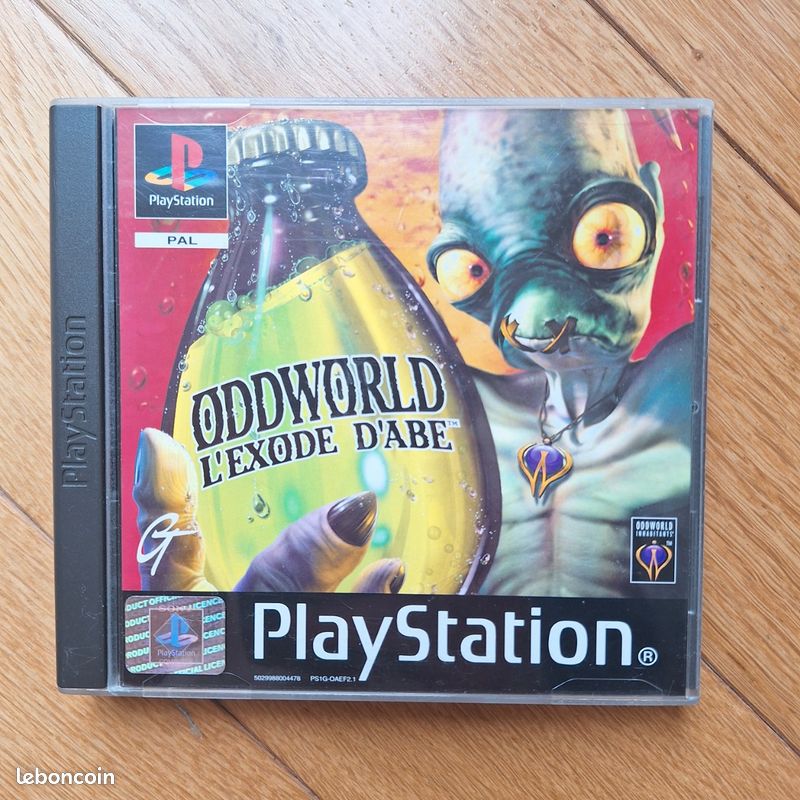 Oddworld l'exode d'abe ps1 : Achat occasion | Jeux vidéos Playstation 8 ans - 12 ans Très bon état PS2
