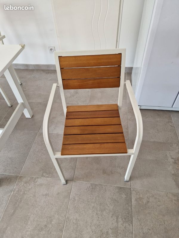 Table + rallonge + 4 chaises (image 3)