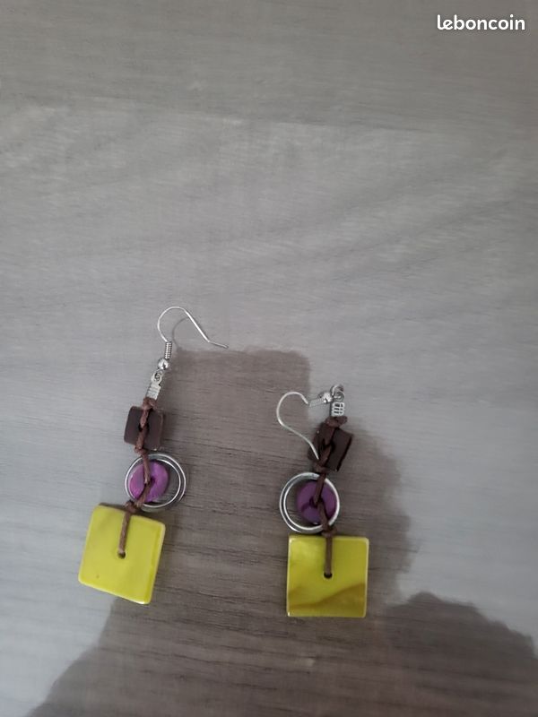 Boucles d'oreilles cache cache (image 1)