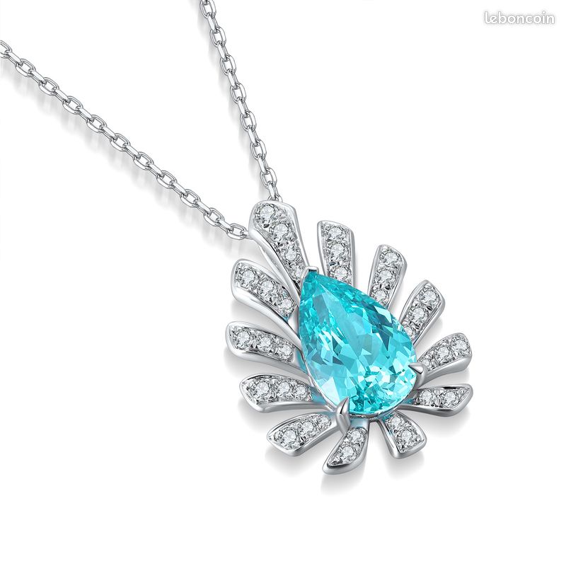 Collier Délicat En Tourmaline Rose Et Argent 925 - Pierre Naturelle - Rose-Mimosa - Neuf Avec étiquettes