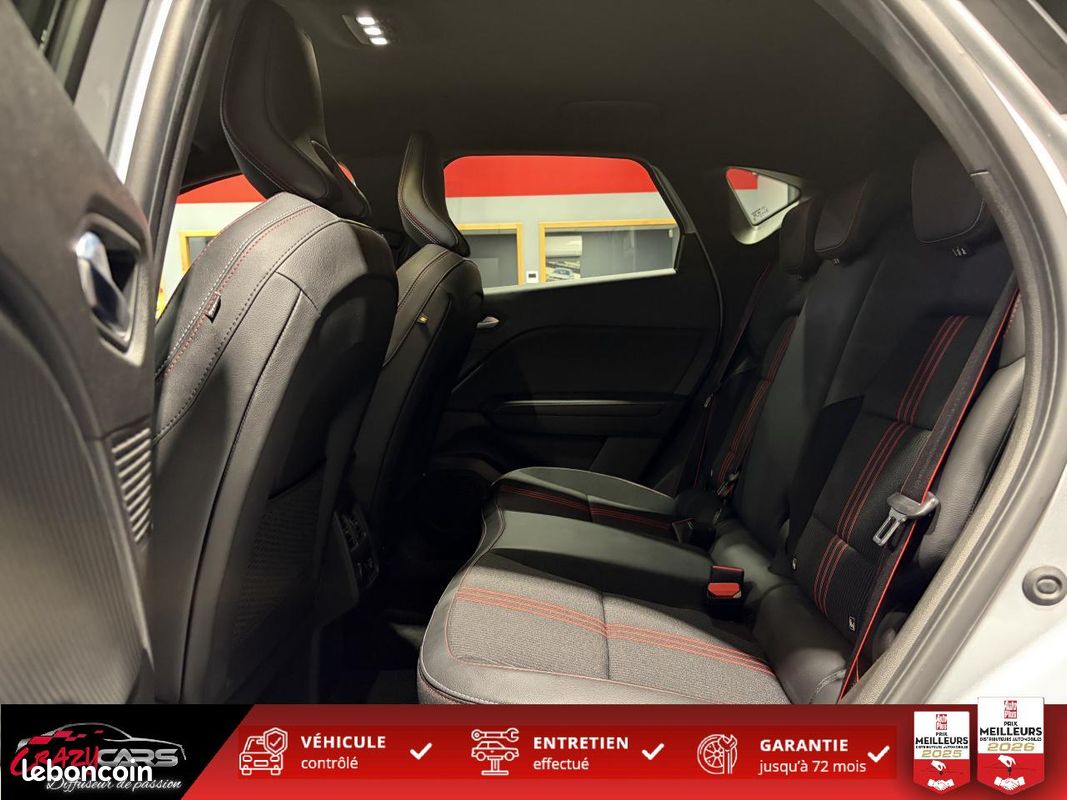 RENAULT CAPTUR 1.6 E-Tech Hybride 145 BVA R.S. Line Caméra - Attelage ...
