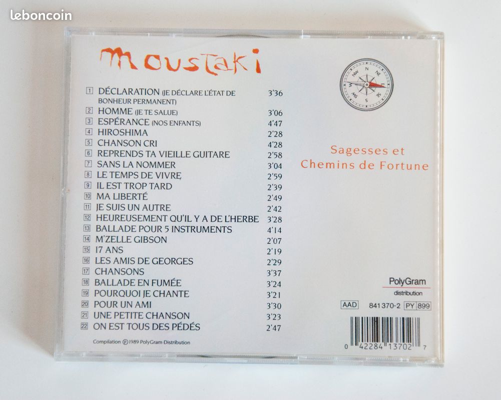CD - Georges Moustaki (image 3)