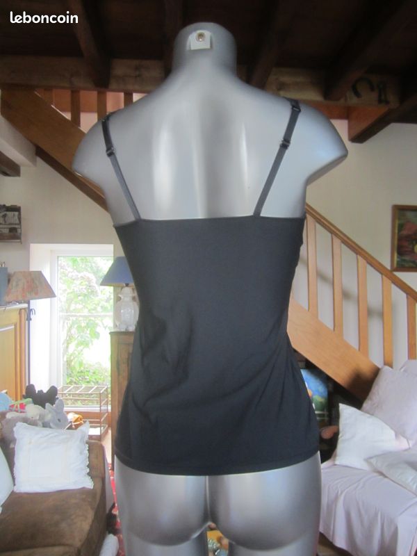 Caraco noir avec dentelle Well taille 38 (image 5)