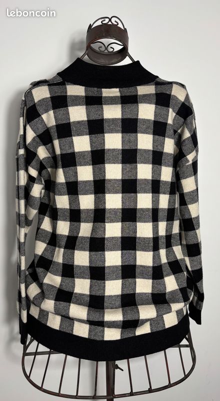 Veste/pull a carreaux shein - taille M (image 3)