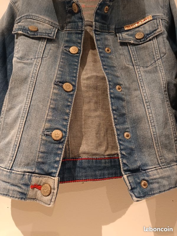 Veste en jean bleue pour fille taille 6 ans (image 8)
