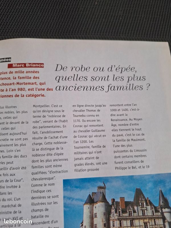 Historia n° 621 - La noblesse, vraie, fausse, d'apparence, d'Empire ou pontificale... (image 5)