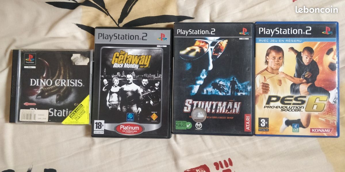 Lot jeux PS1 PS2 wii - Jeux vidéo