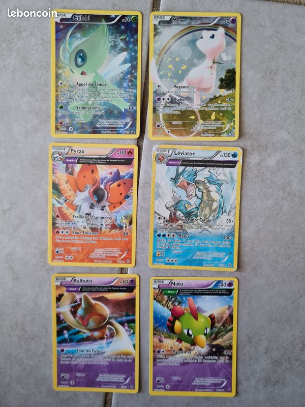 Pokemon 6 cartes semi full art officiel pas d envoie (image 7)