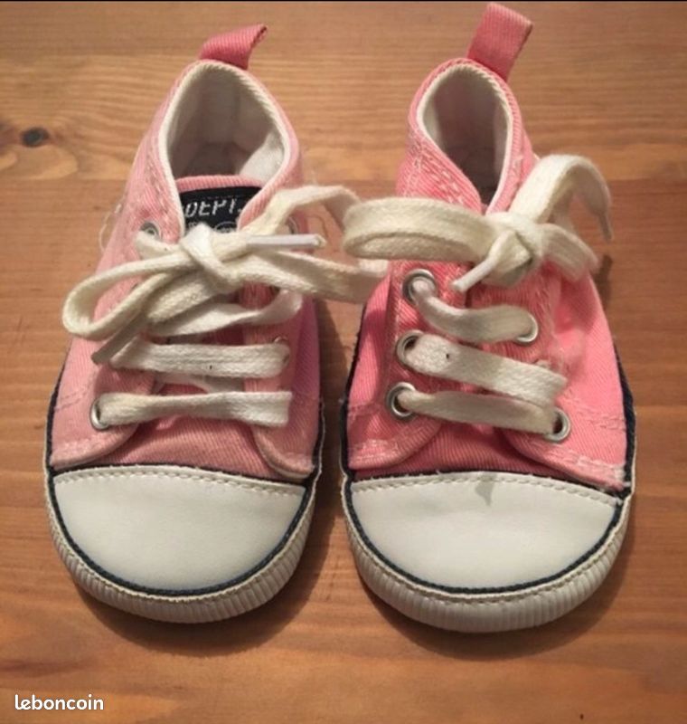 Chaussures bébé type converse /kittyange (image 2)