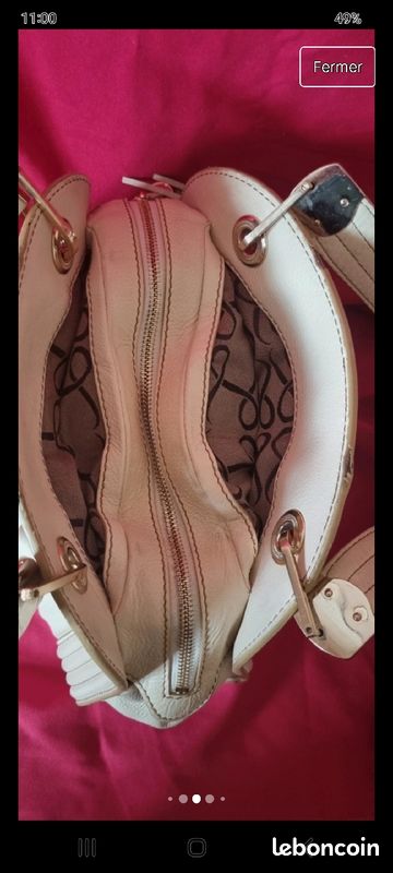 Sac lancel en cuir souple Tonelle très chic et glamour, voir mes autres ventes 🌹 (image 5)
