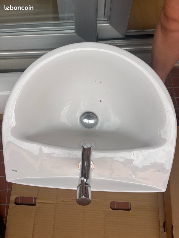 Roca Lavabo 56cm ROCA POLO - Blanc (sans colonne) (image 2)