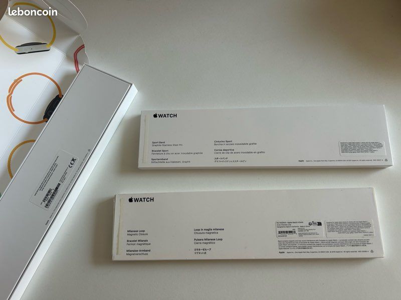 Apple Watch SE 40mm Space Gray + 3 bracelets + boîte & chargeur (image 2)