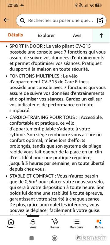 Vélo appartement (image 7)