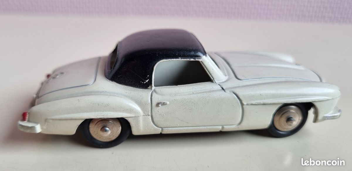 DINKY TOYS 526 MERCEDES 190 SL AVEC GLACES-BOITE VIDE D