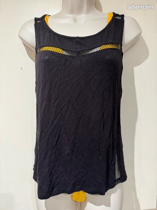Débardeur NAF NAF Bleu - Taille 36 - Occasion Très Bon état
