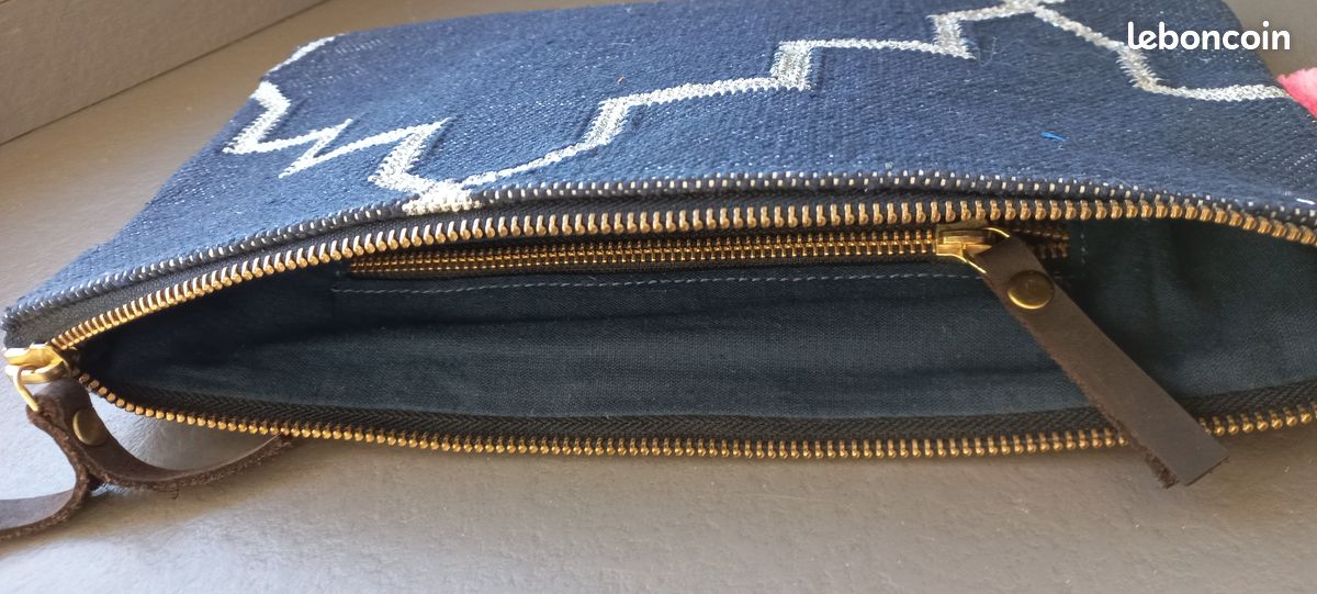 Pochette femme en jean Accessoires Bagagerie
