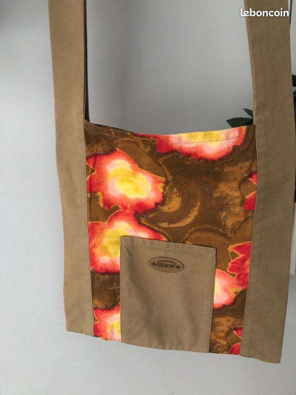 Sac coton bandoulière OXBOW- evaloire (image 3)