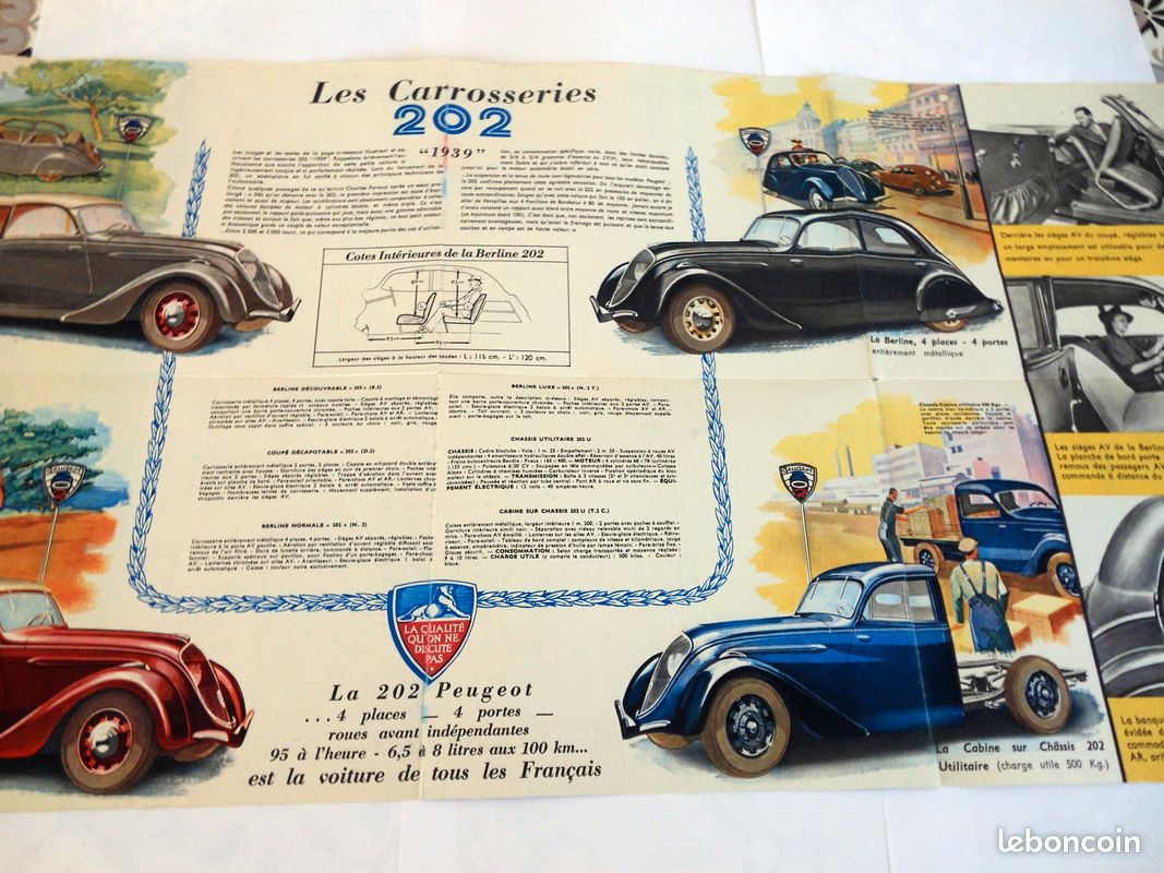 Kit à Monter Record 1/43 - Peugeot 202 Berline Cabriolet 1939 - Modèle En Résine