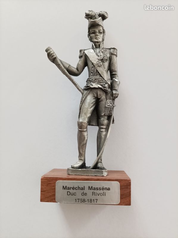 Base Figurine Hachette Maréchal Oudinot Repeinte - Premier Empire, Bon état