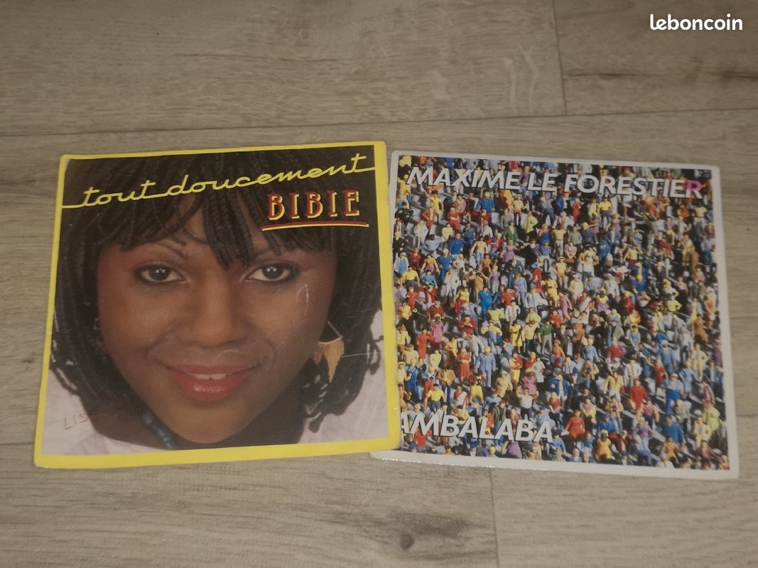 Lot disques 67 disques vyniles 45 tours pop rock français années 80 (image 5)