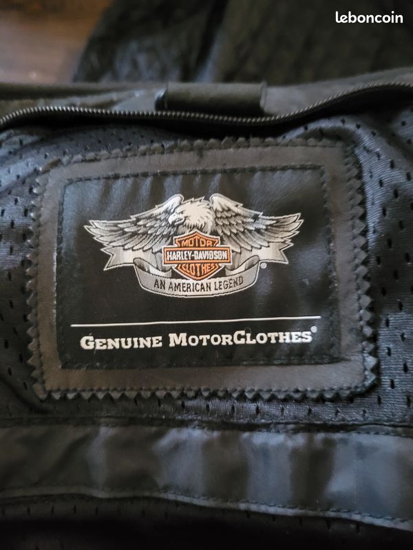 Veste harley avec skull (image 3)
