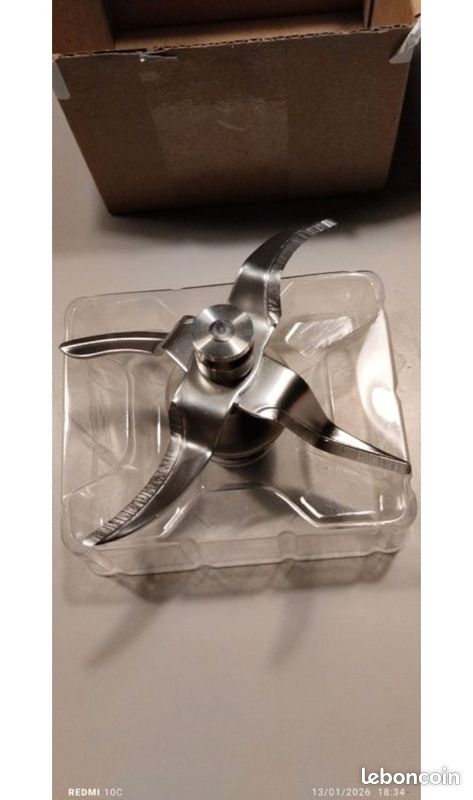 Jeu De 4 Lames De Rechange Pour Thermomix Vorwerk TM31 - Acier Inoxydable, Avec 3 Brosses De Nettoyage