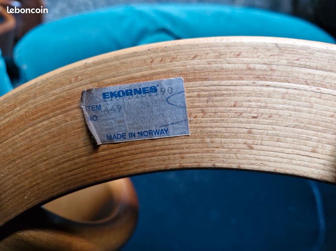 🔷️Ekornes Stressless Norvège 80's, Siesta Relax Fauteuil + Ottoman Stressless Scandinave🔹️ (image 9)