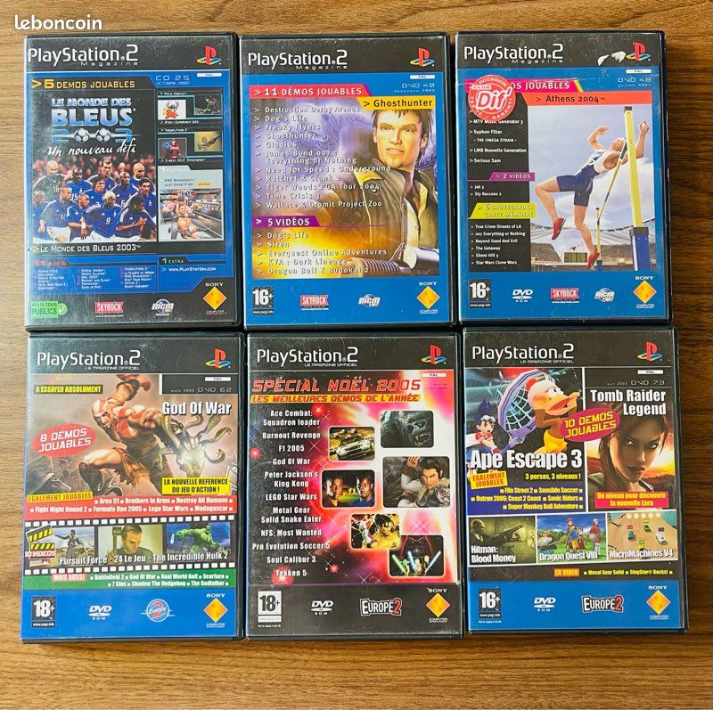 Lot De Jeux Vidéo PlayStation (PS1, PS2, PS3, PS4) - Voir Photos