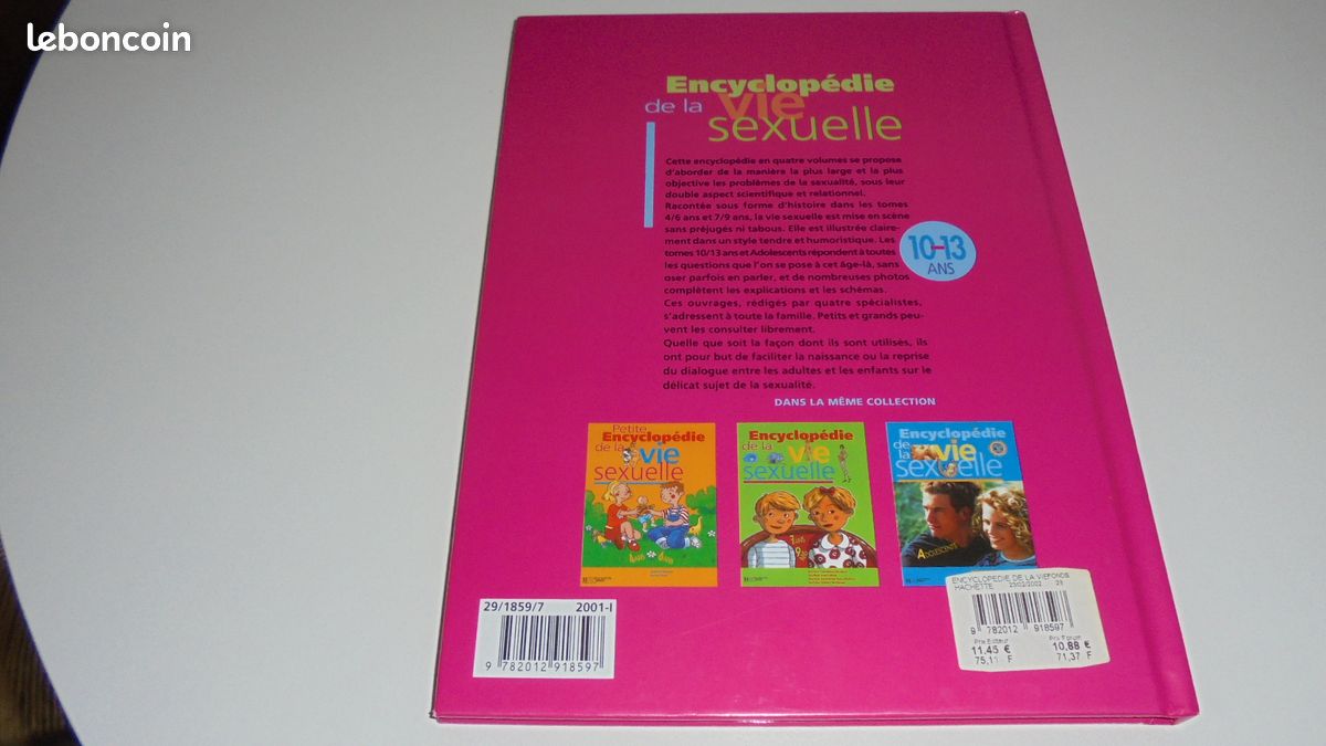 Livre encyclopédie de la vie sexuelle 10 / 13 ans (image 2)