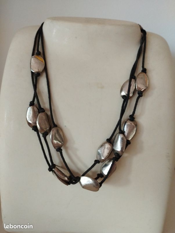 Collier métal plein (image 1)