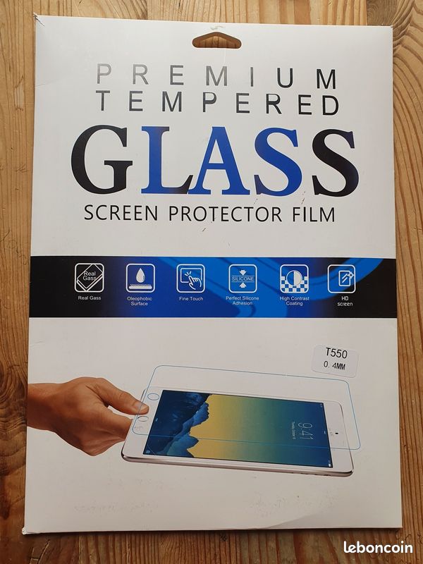 2 vitres de protection verre trempé Galaxy Tab A 9.7 (image 1)