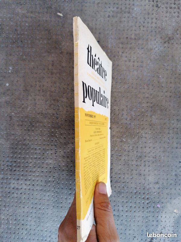 Théâtre populaire, revue bimestriel n°27 de 1957 (image 6)
