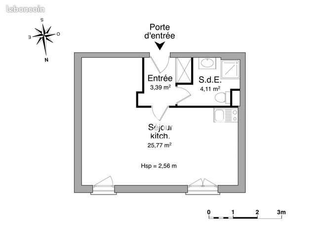Appartement 1 pièce 33 m² · à Cholet · 33 m² · 490 €