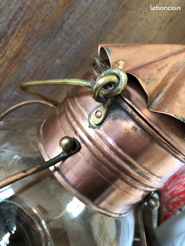 Lampe ancienne d’inspiration marine (image 8)