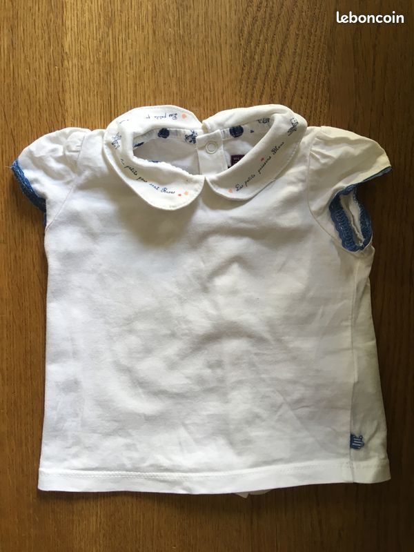 T-shirt Col Claudine Sergent Major 9 mois (image 1)