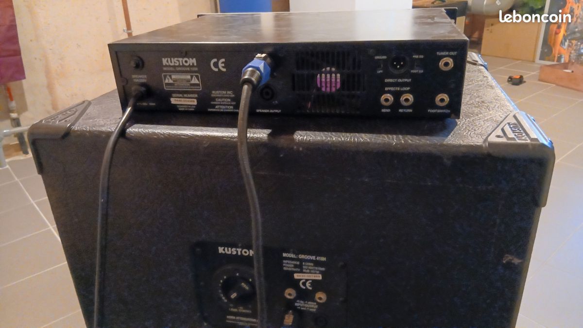 Ampli kustom groove basse tete et baffle 4x10 (image 3)