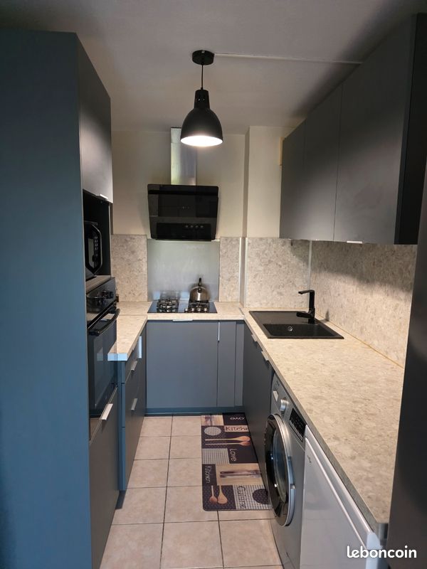 Cuisine équipée complète gris anthracite (image 1)