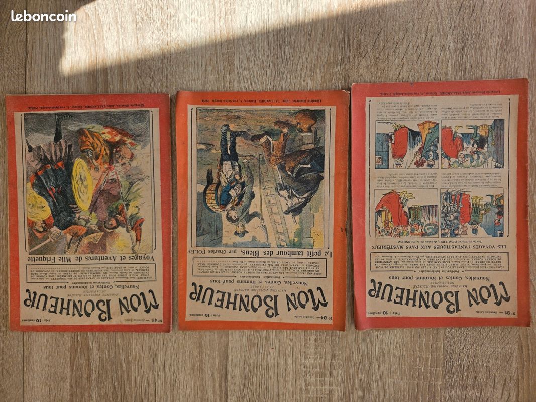 Collection magazines anciens illustrés "Mon Bonheur" (Tallandier) – 79 numéros – vers 1900 (image 3)