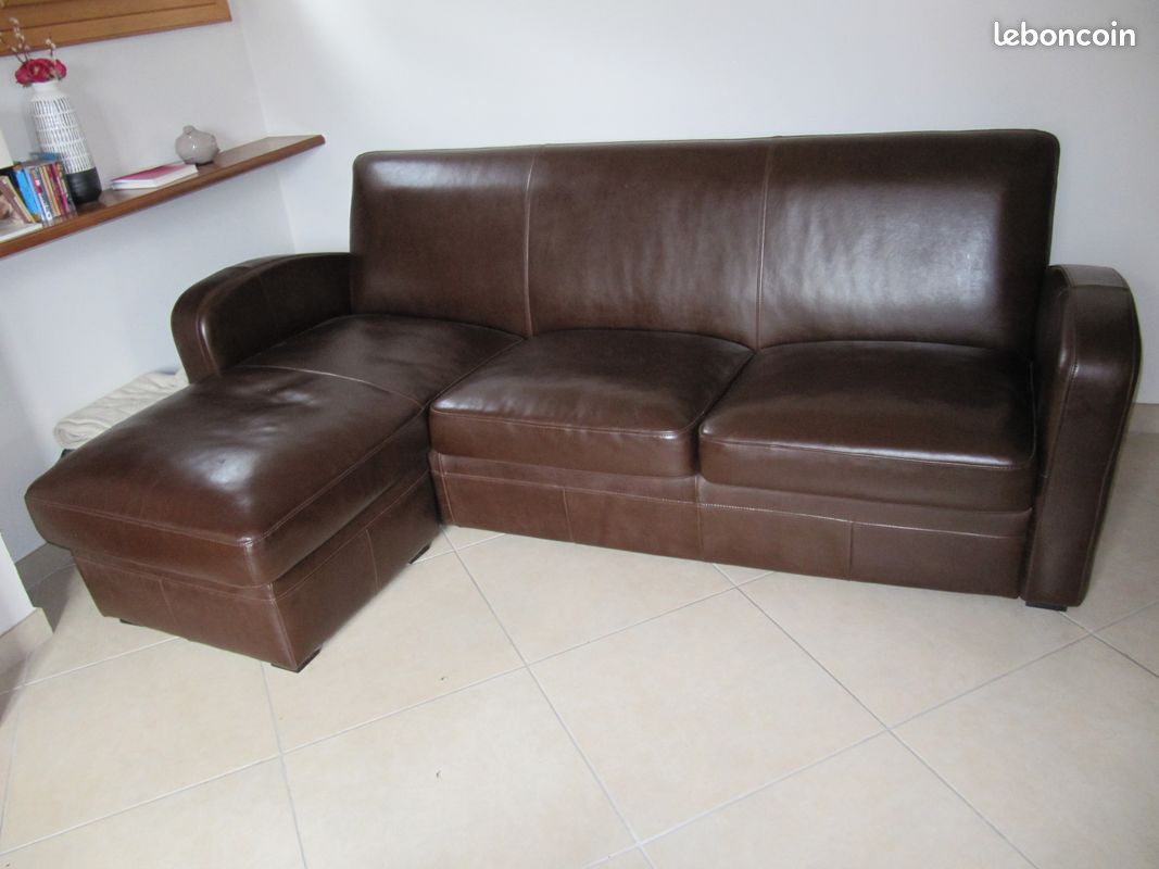 Canapé cuir (image 2)