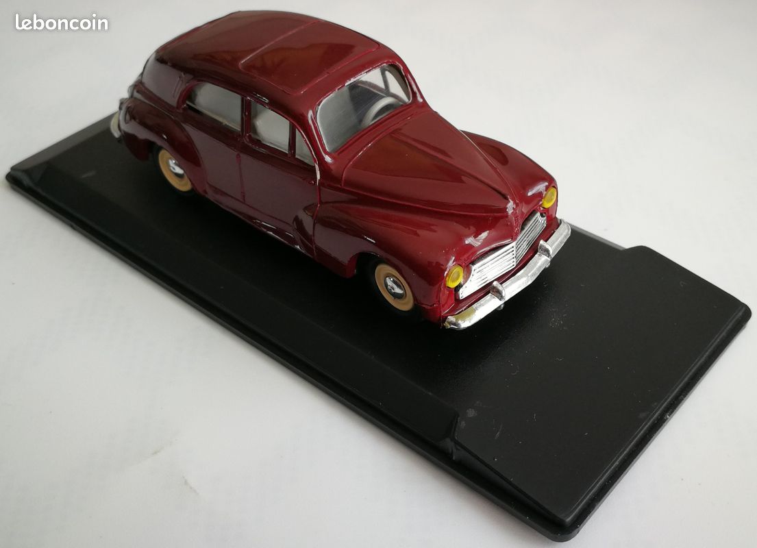 Miniature Eligor 1/43 – Peugeot 201 Roadster Blanche – Modifiée SB – Occasion (sans Boîte)