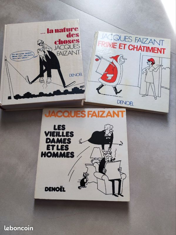 Lot de livres de Jacques Faizant (image 1)