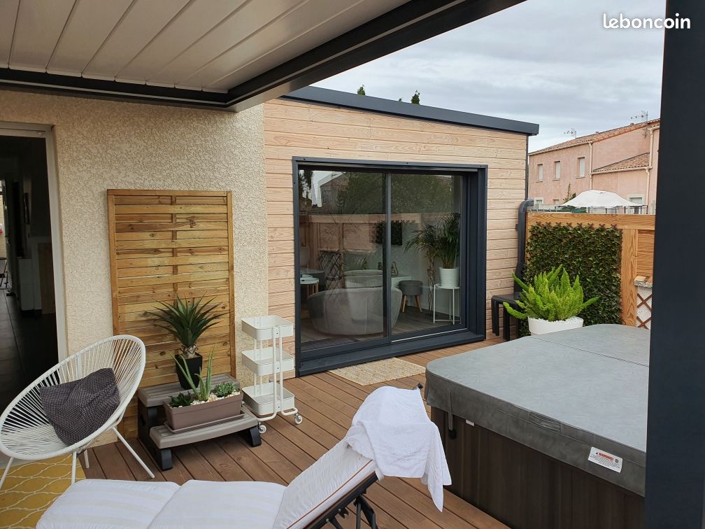 EXTENSION et GARAGE en OSSATURE BOIS (image 1)