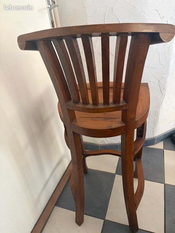Tabouret en bois (image 3)