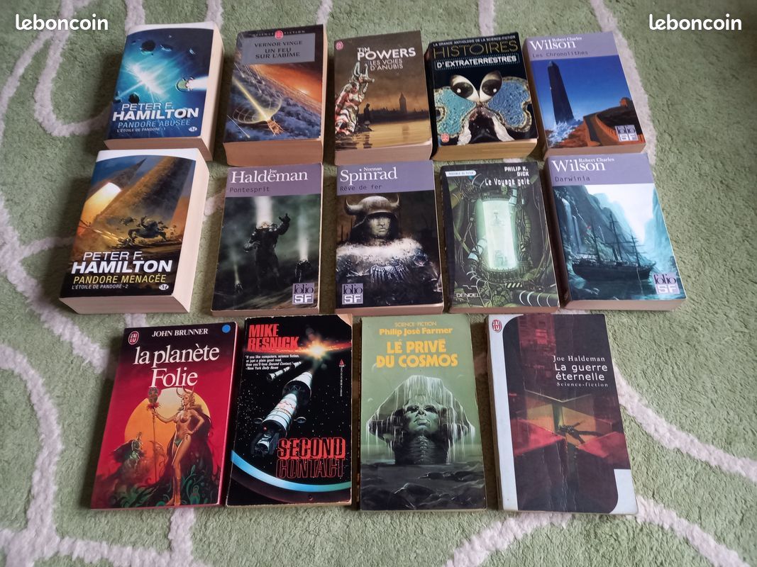 Ces 14 LIVRES de SCIENCE-FICTION sont disponibles PRIX à partir de ... OFFRE SPECIALE pour l'achat du LOT INFOS dans le descriptif / bobp (image 2)
