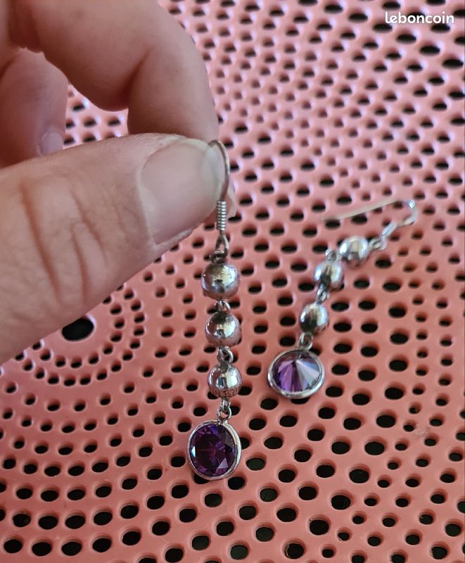 Boucles d'oreilles swarovski (image 4)