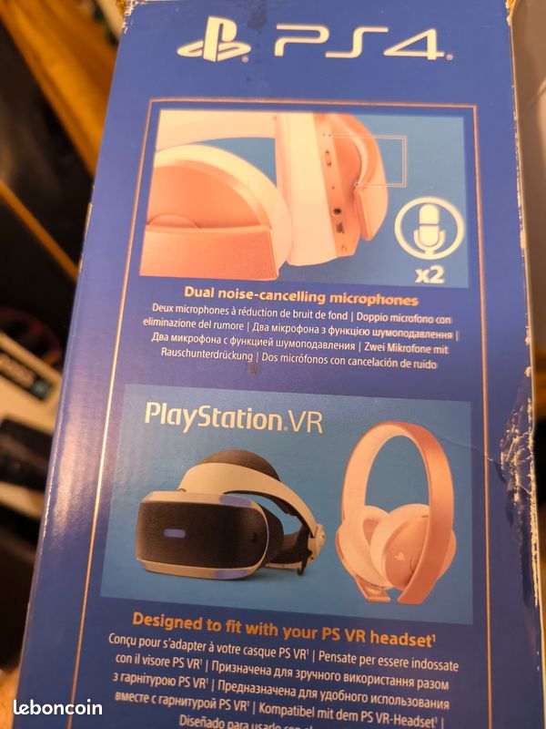 Casque sans fil bluetooth gold rose sony playstation PS4 ps5