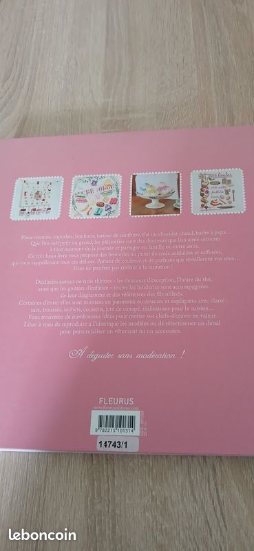 Livre DOUCEURS ET GOURMANDISES au point de croix de Véronique Enginger (image 3)