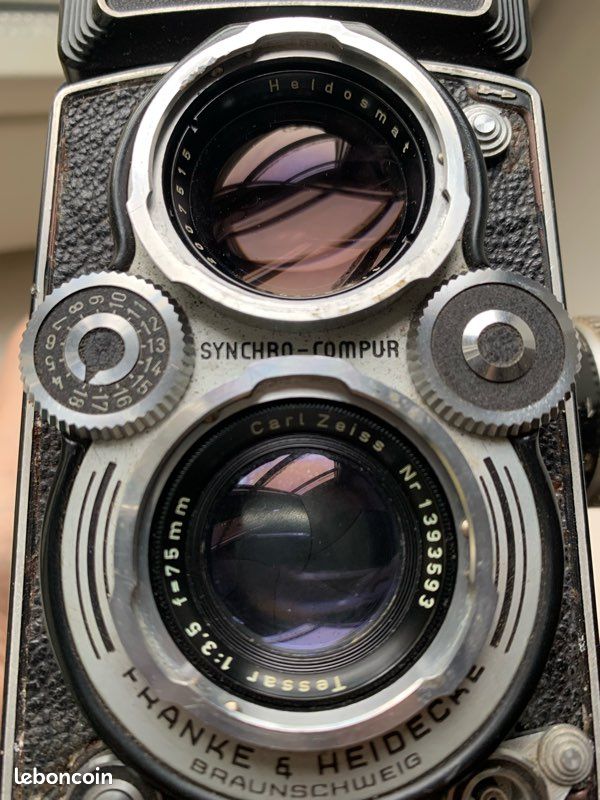 Rolleiflex T modèle 3 avec objectif Carl Zeiss Tessar 75mm f/3.5 - Photo, audio & vidéo