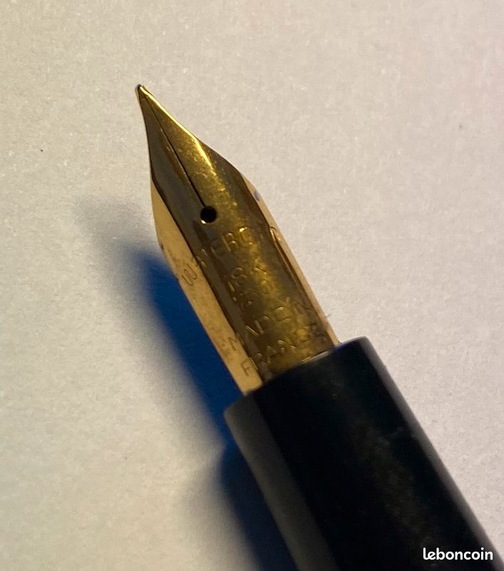 Stylo Plume Et Bille Waterman Plaqué Or - Plume En Or 18k, Avec écrin